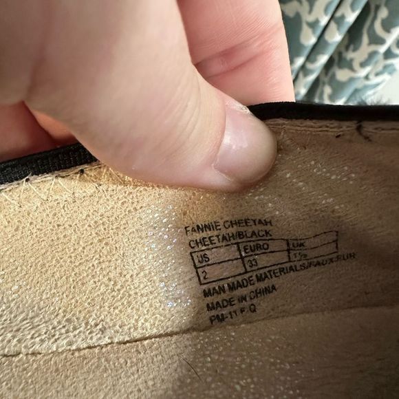 Stuart Weitzman Fannie Cheetah Slip On Ballet Flats Shoes - Picture 4 of 5